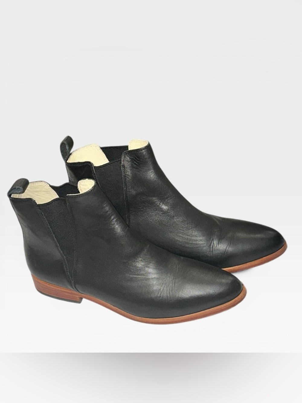 Nisolo Chelsie Booties Black Leather Women’s Size 8.5 - Picture 8 of 10